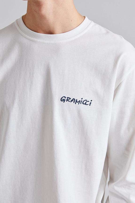 Gramicci Geared Up L/S Tee White-4